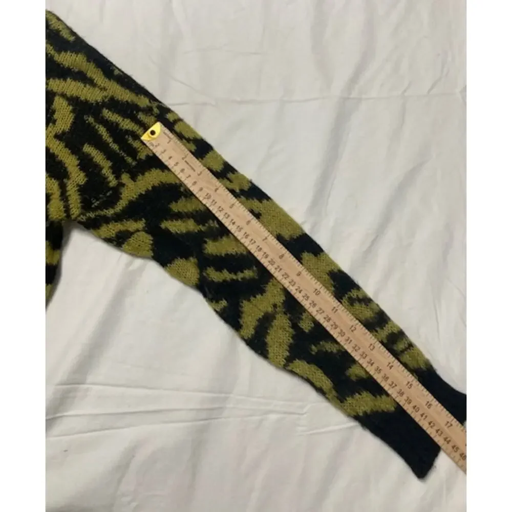 HaveONE Made in Italy Animal Print Sweater Women See Measurements